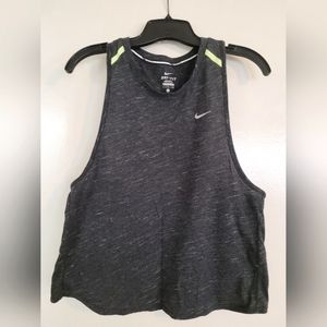 Nike Dri-FIT Dark Gray Running Tank - Size S